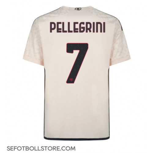 AS Roma Lorenzo Pellegrini #7 Replika Bortatröja 2023-24 Kortärmad